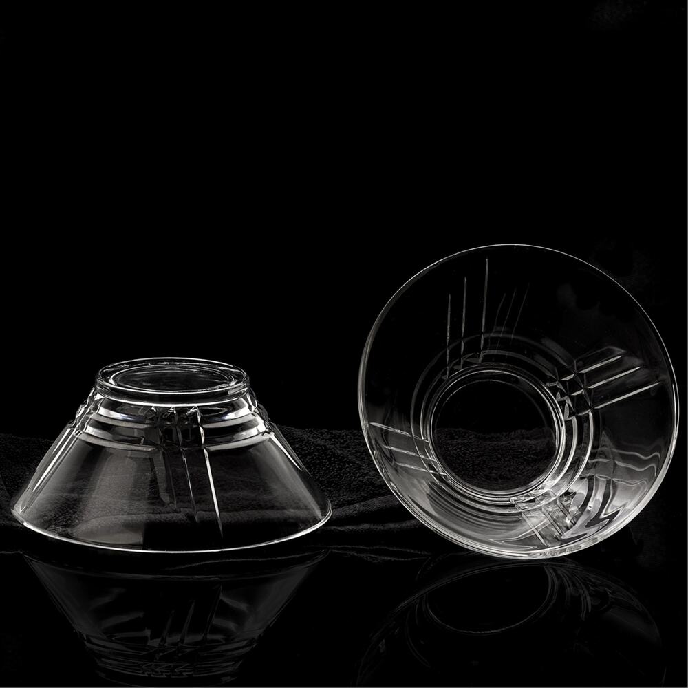 Vintage French Cristal d'Arques Durand Arizona Crystal Mid-Century ArtDeco Glass
